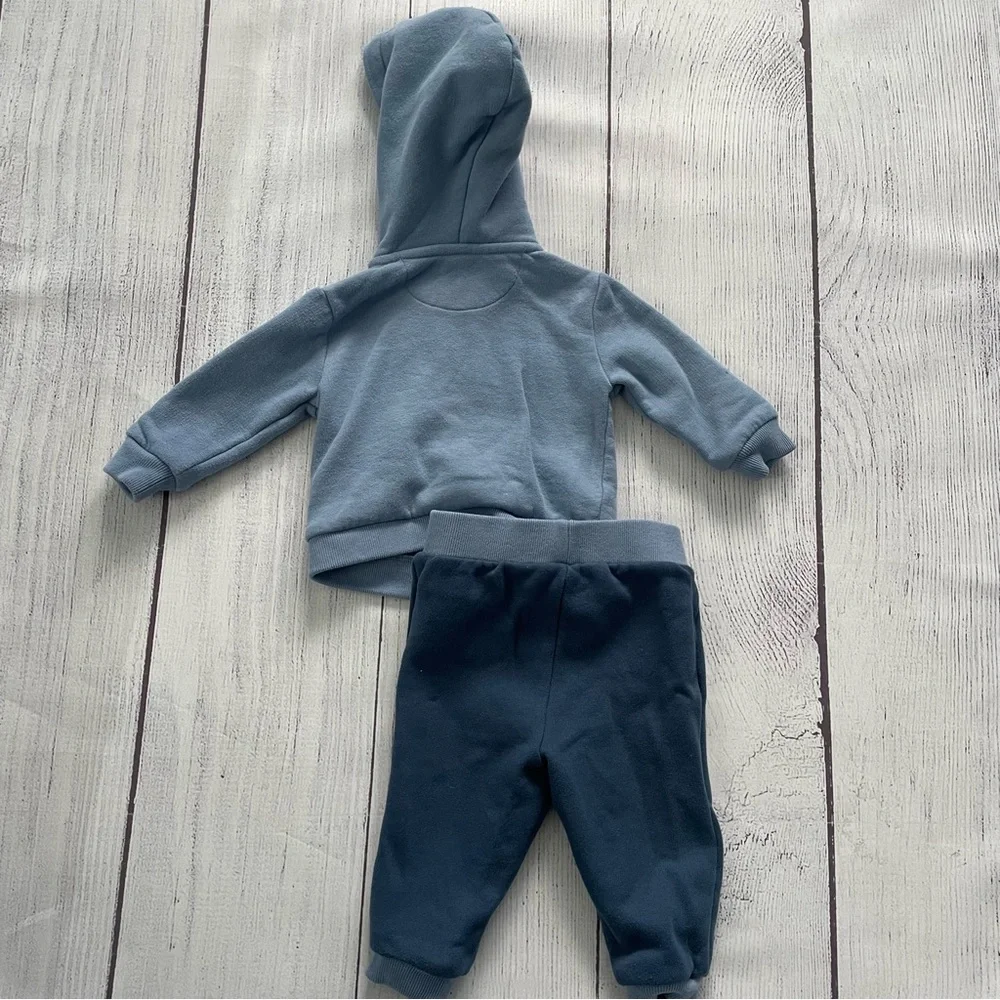 Ralph Lauren Blue Kids Hoodie and Jogger Set Sze 6 months